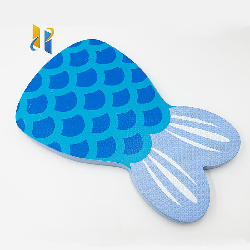 using kickboard swimming
